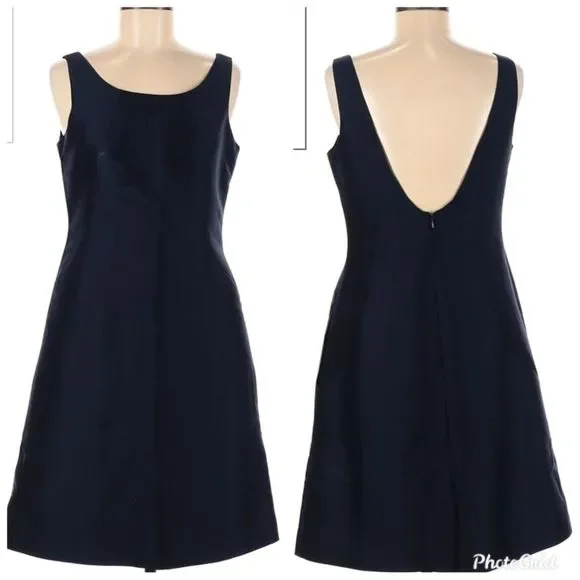 Banana Republic Navy Blue Dress sz 0 New with Tags - Picture 5 of 6